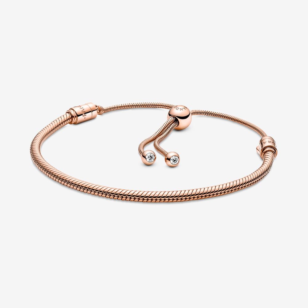 pulsera pandora moments diseño cadena de serpiente con cierre deslizante 589652c01
