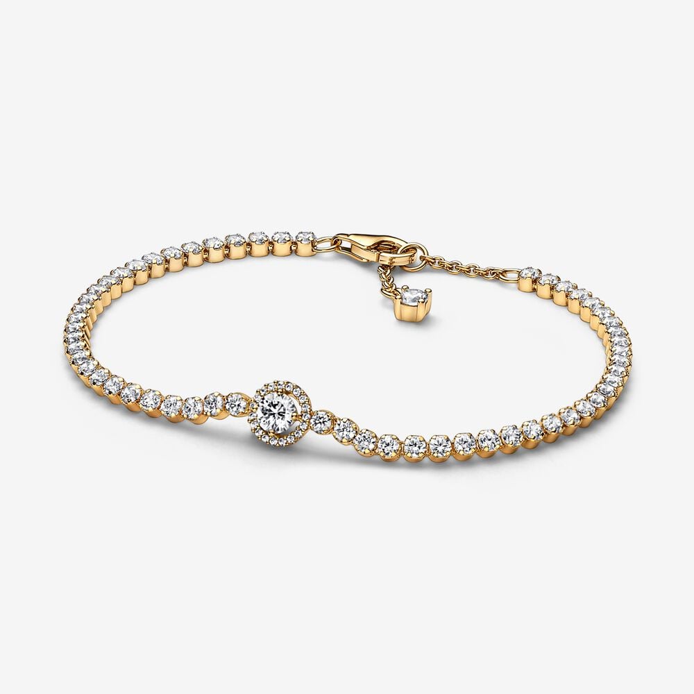 pulsera tenis pandora halo brillante 569416c01