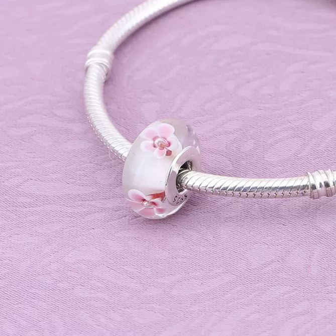 (imagen para) Charm flor roja - PANDORA - Ver 3