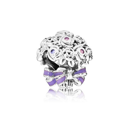 Charm en plata de ley Bouquet de Celebración - PANDORA
