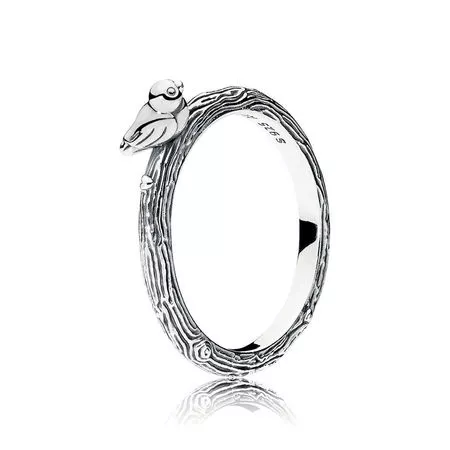 (imagen para) Anillo en plata de ley P&aacute;jaro de Primavera - PANDORA