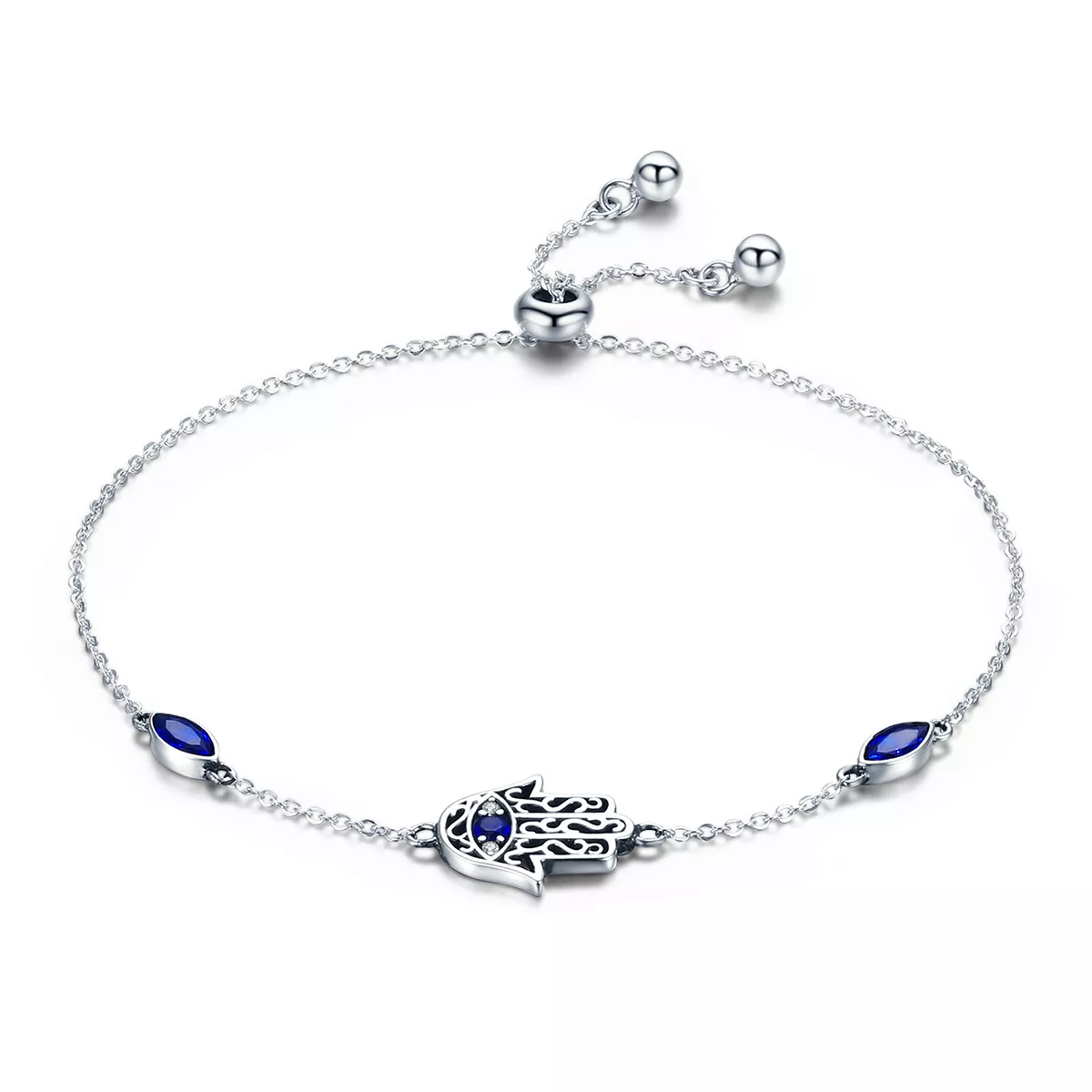 pulsera deslizante de cadena pandora style silver spoil scb076
