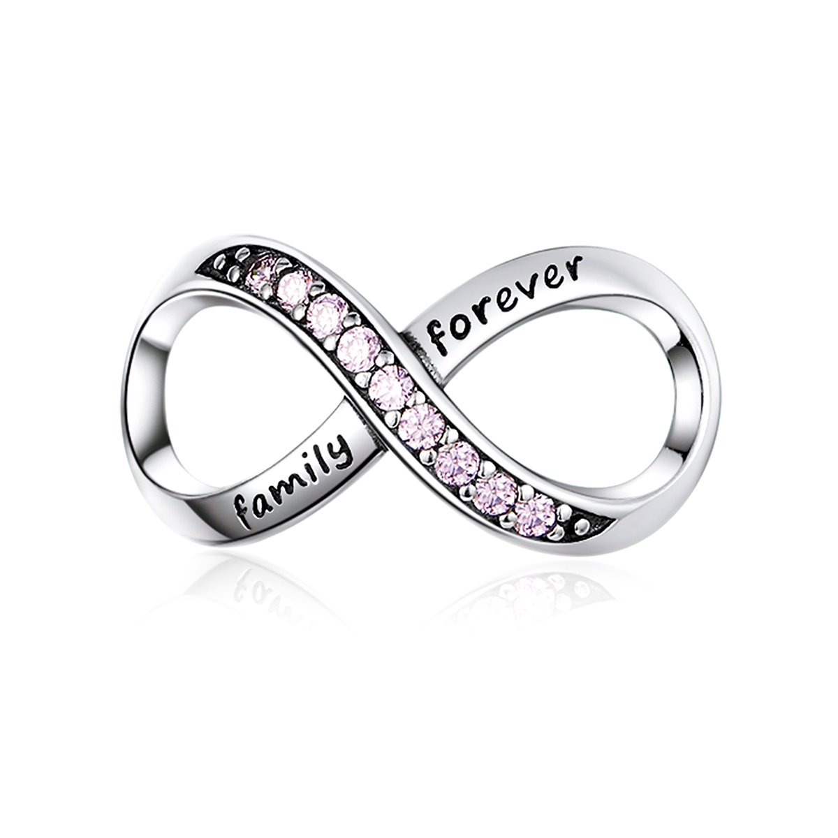 charm de infinito plateado estilo pandora scc1146 pk