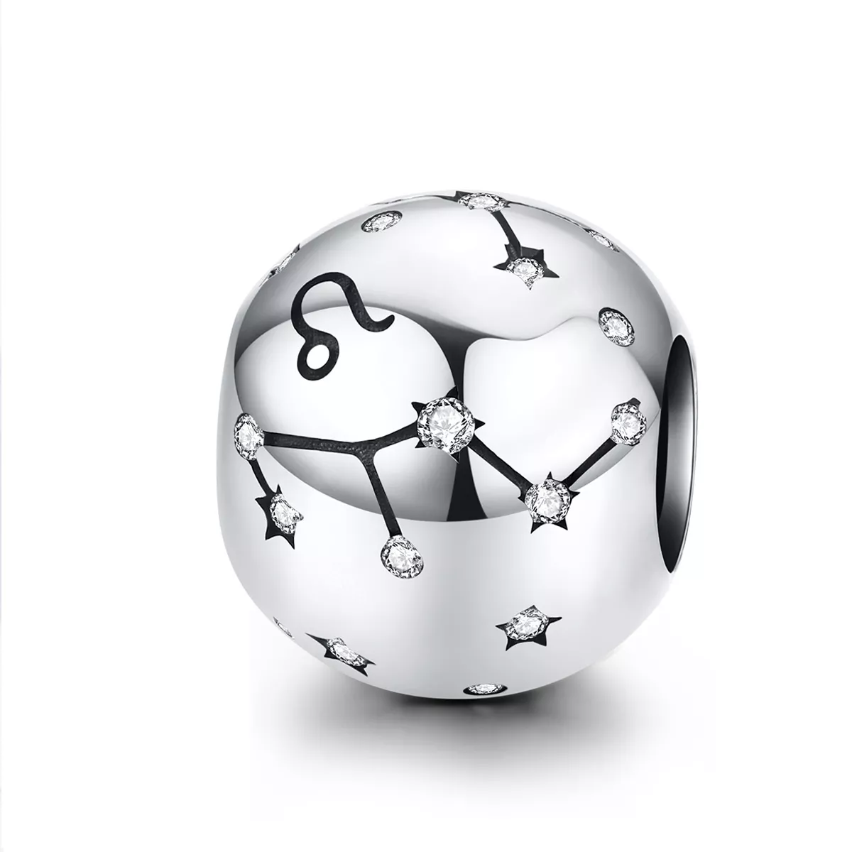 charm de leo en estilo pandora plateado scc1218 5