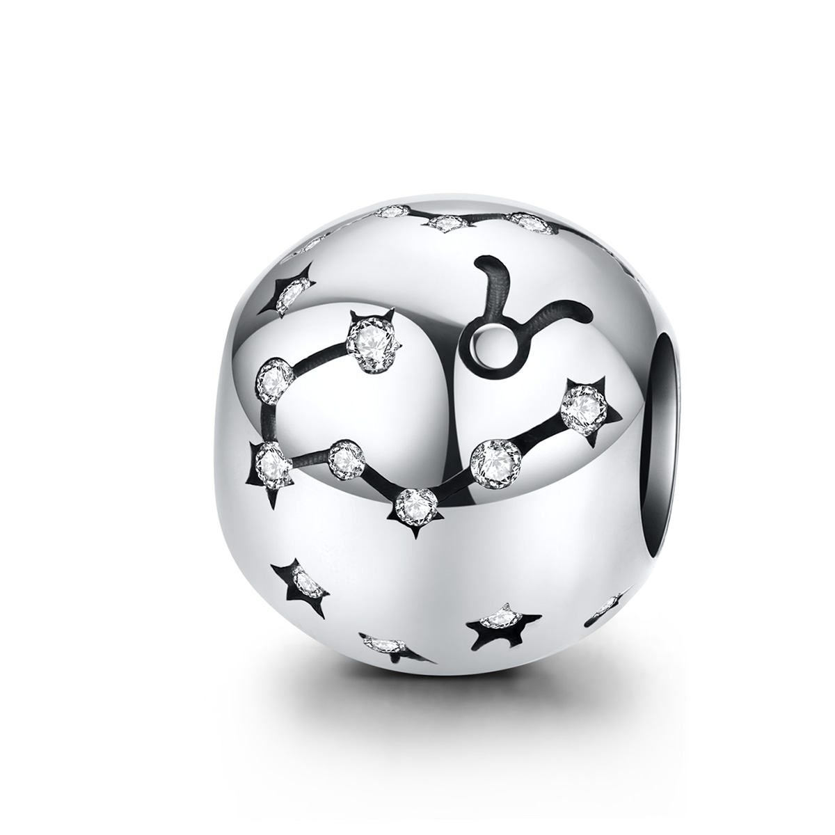 charm de plata estilo pandora con signo de tauro scc1218 2