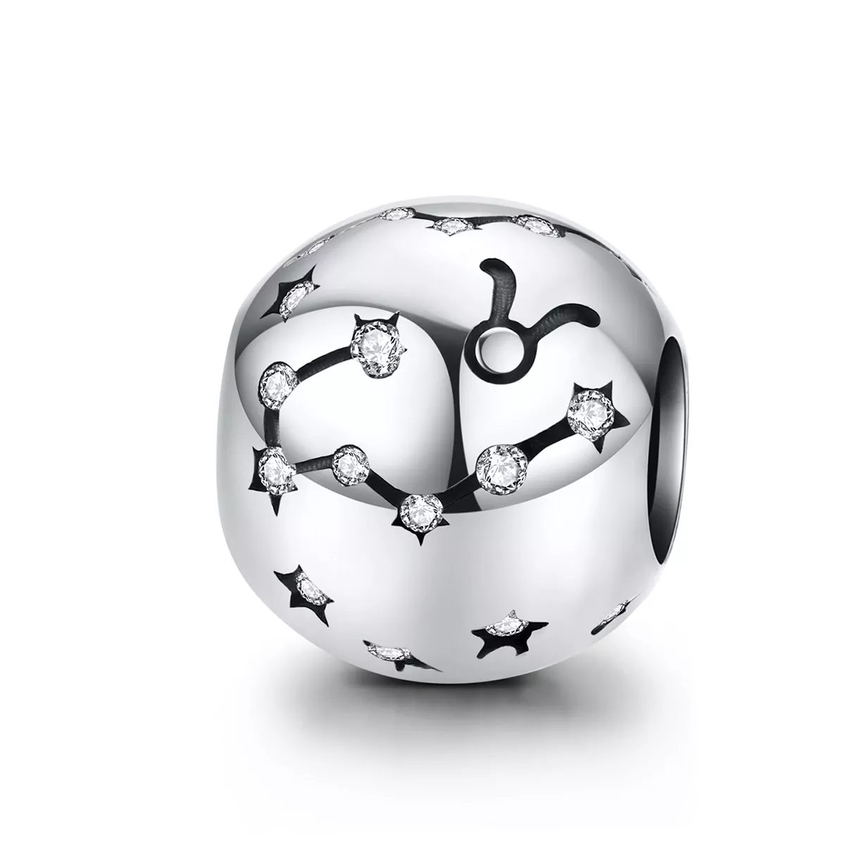 charm de plata estilo pandora con signo de tauro scc1218 2