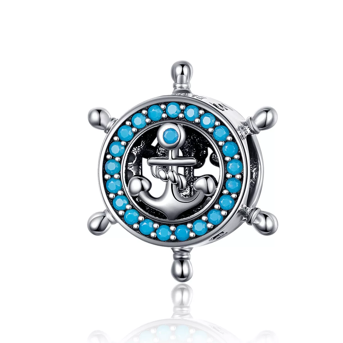 charm marítimo de plata con estilo pandora scc1200
