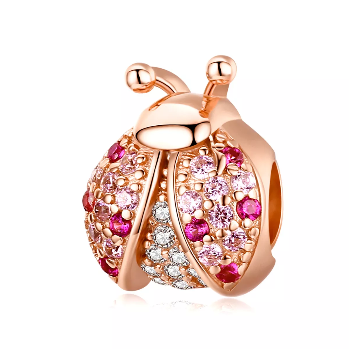 pandora estilo encanto mariquita oro rosa scc1120 c