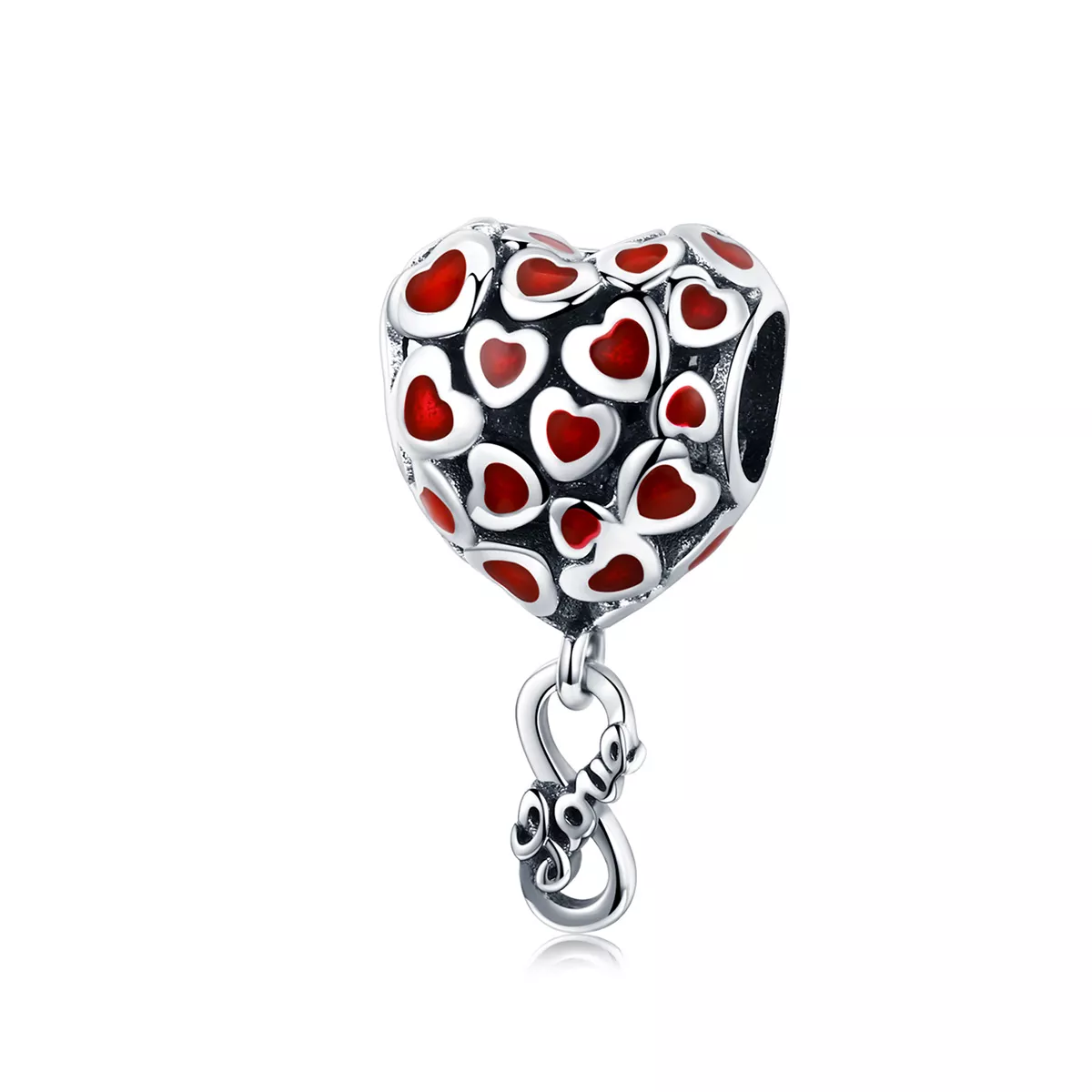 pandora estilo plata encanto colgante endlesslove scc1180