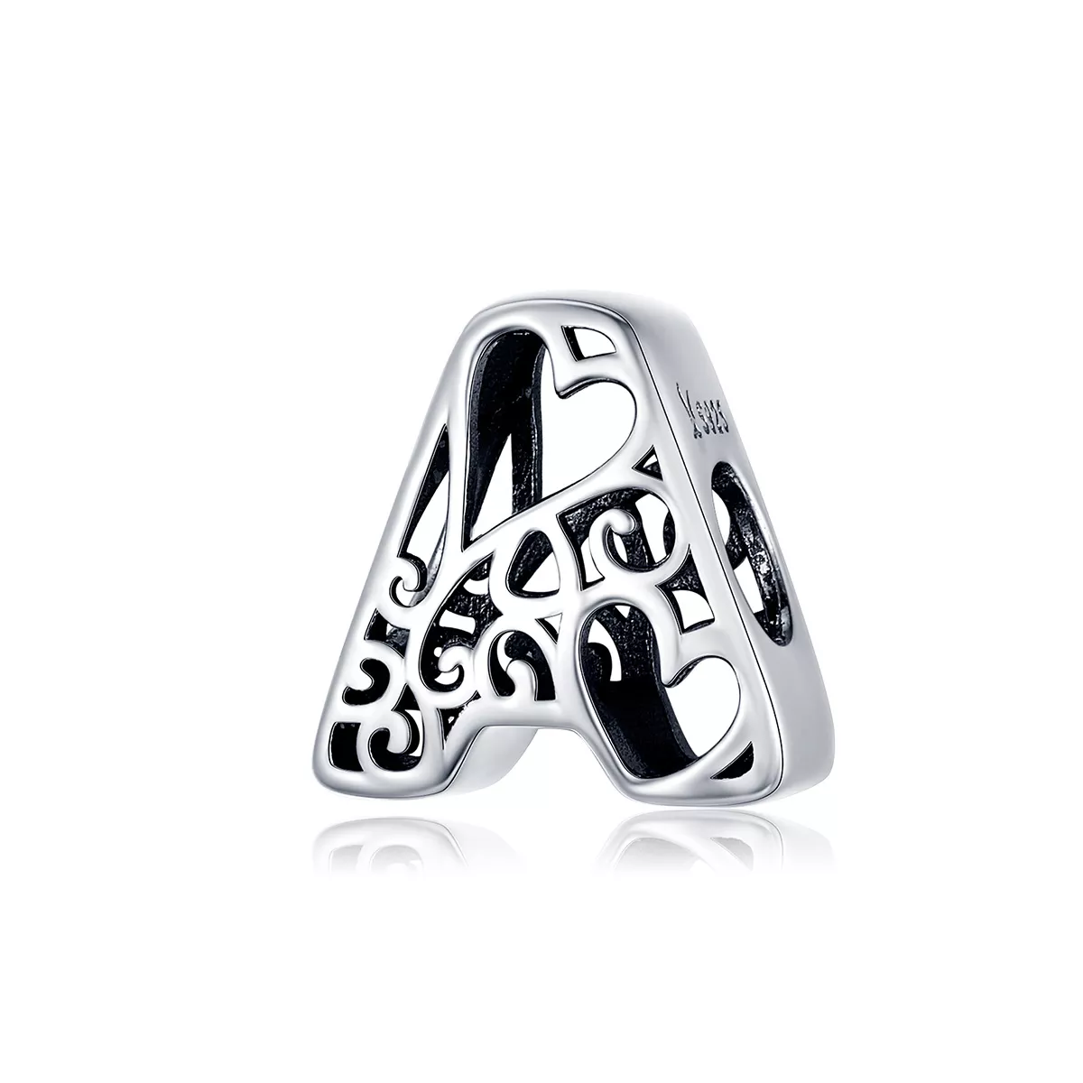 pandora estilo plata encanto mágico del alfabeto a scc1229 a
