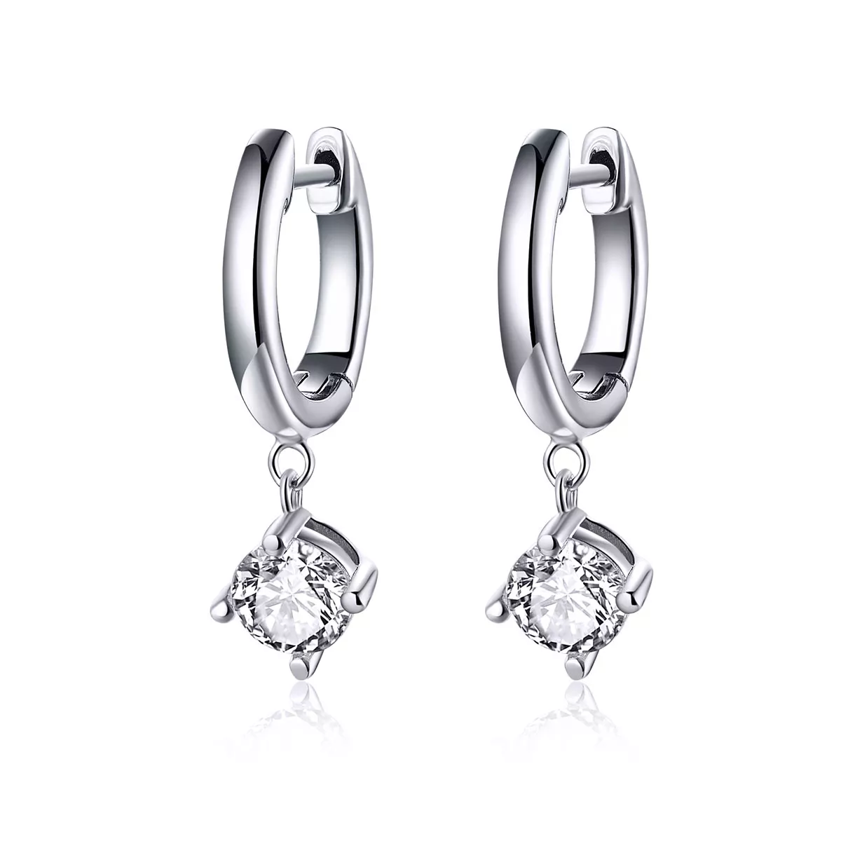 estilo pandora pendientes colgantes de plata flash girl sce553