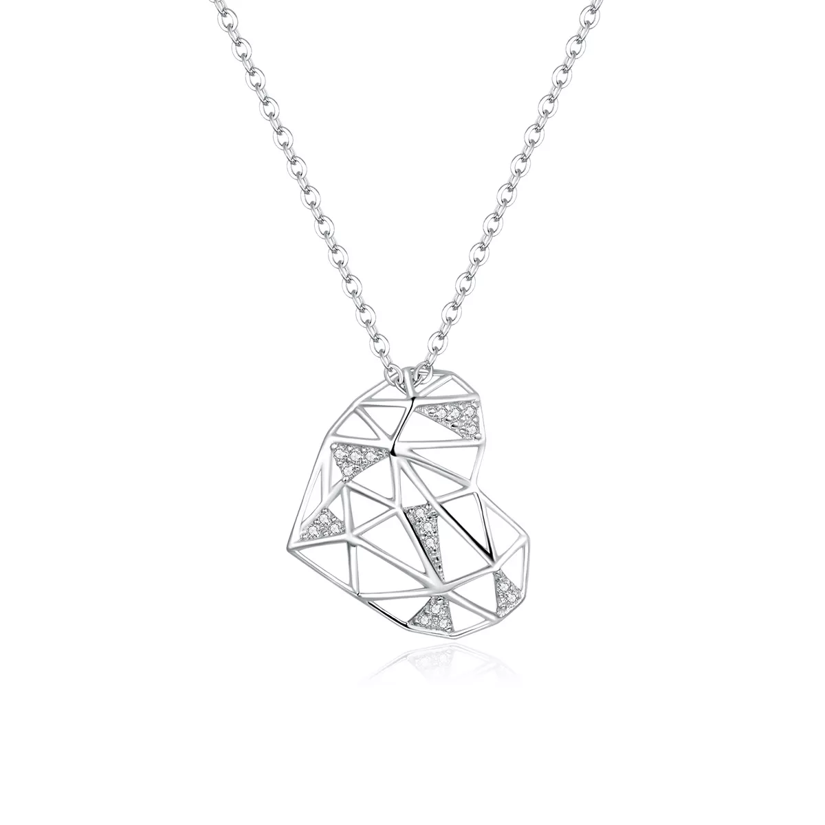 collar de plata estilo pandora hermoso amor scn364