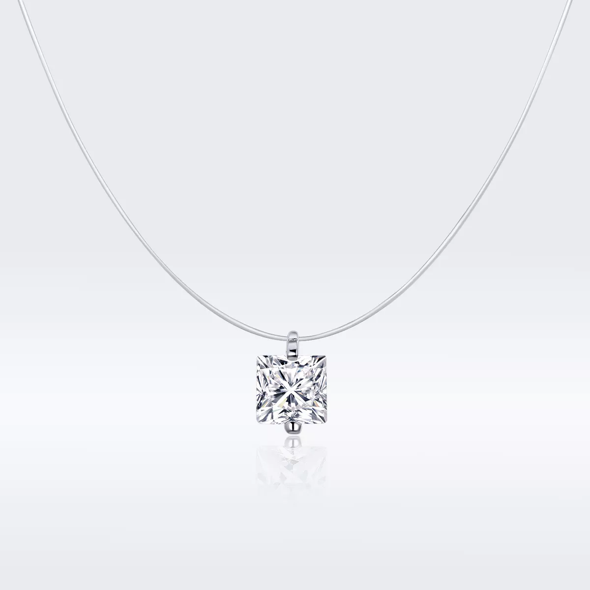collar de vida brillante de estilo pandora en plata scn332 s