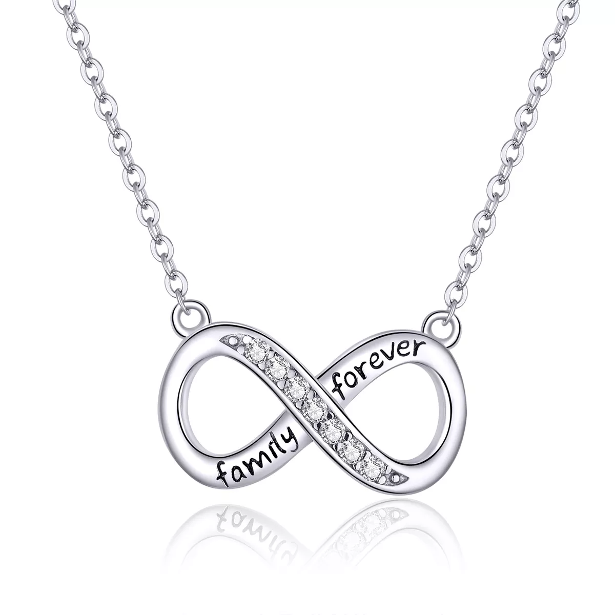 collar pandora style plata amor ilimitado scn352