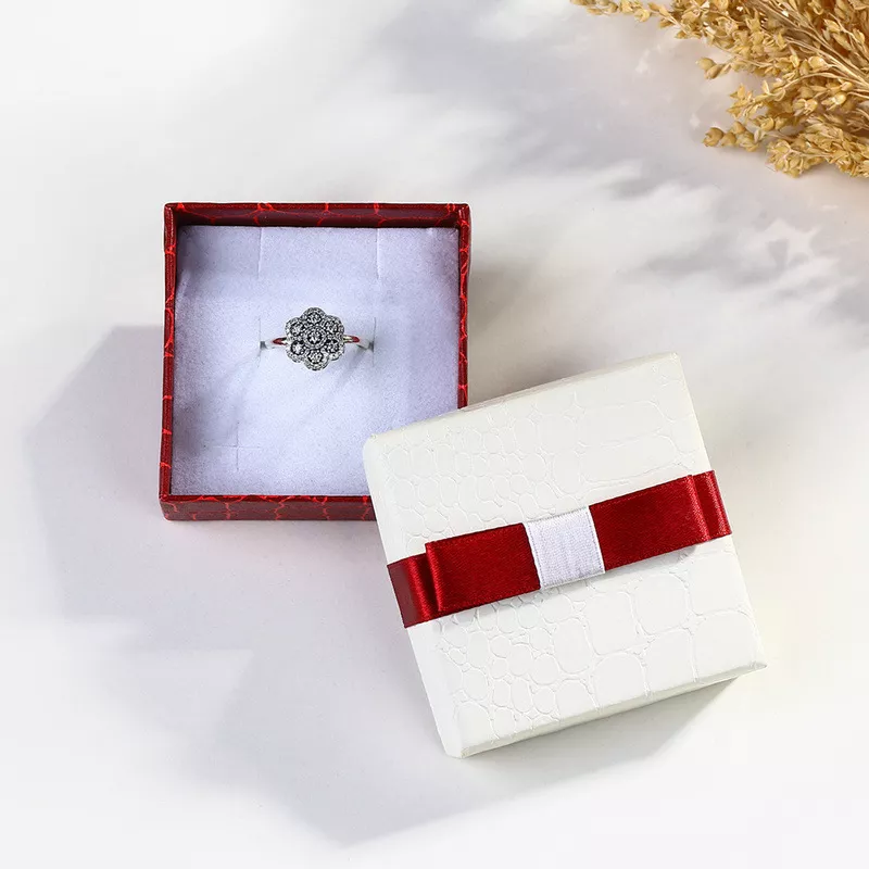 (imagen para) Caja de anillo y pendientes - PK001 - Ver 4
