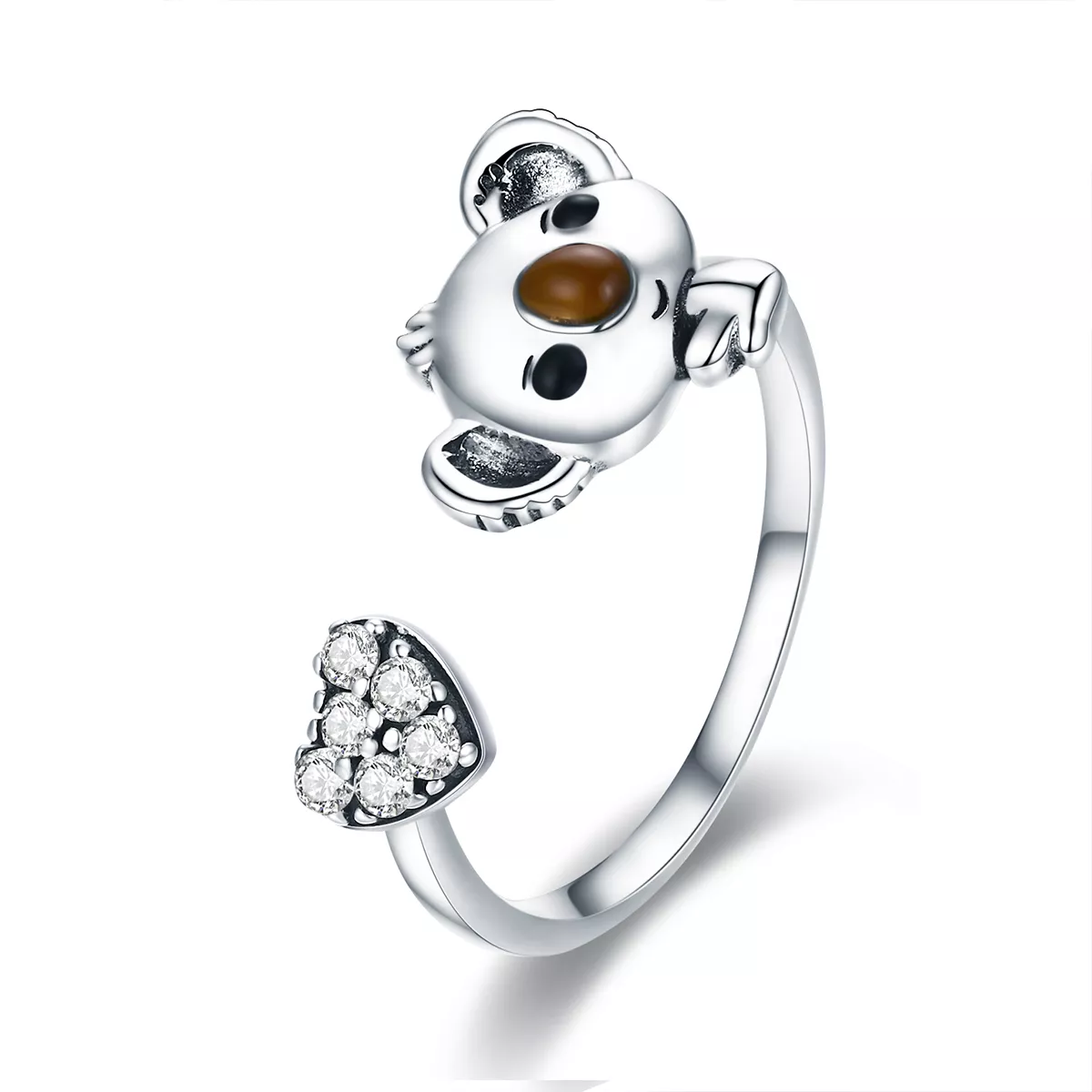 anillo de hada adorable estilo pandora en plata scr355