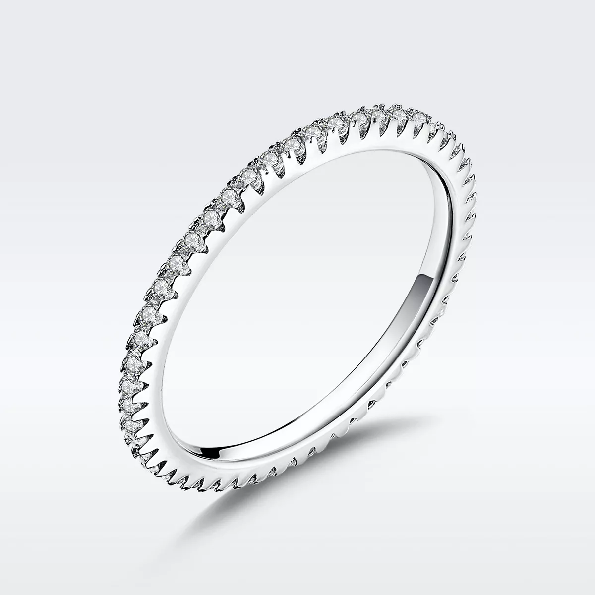 anillo de moda plateado estilo pandora scr066