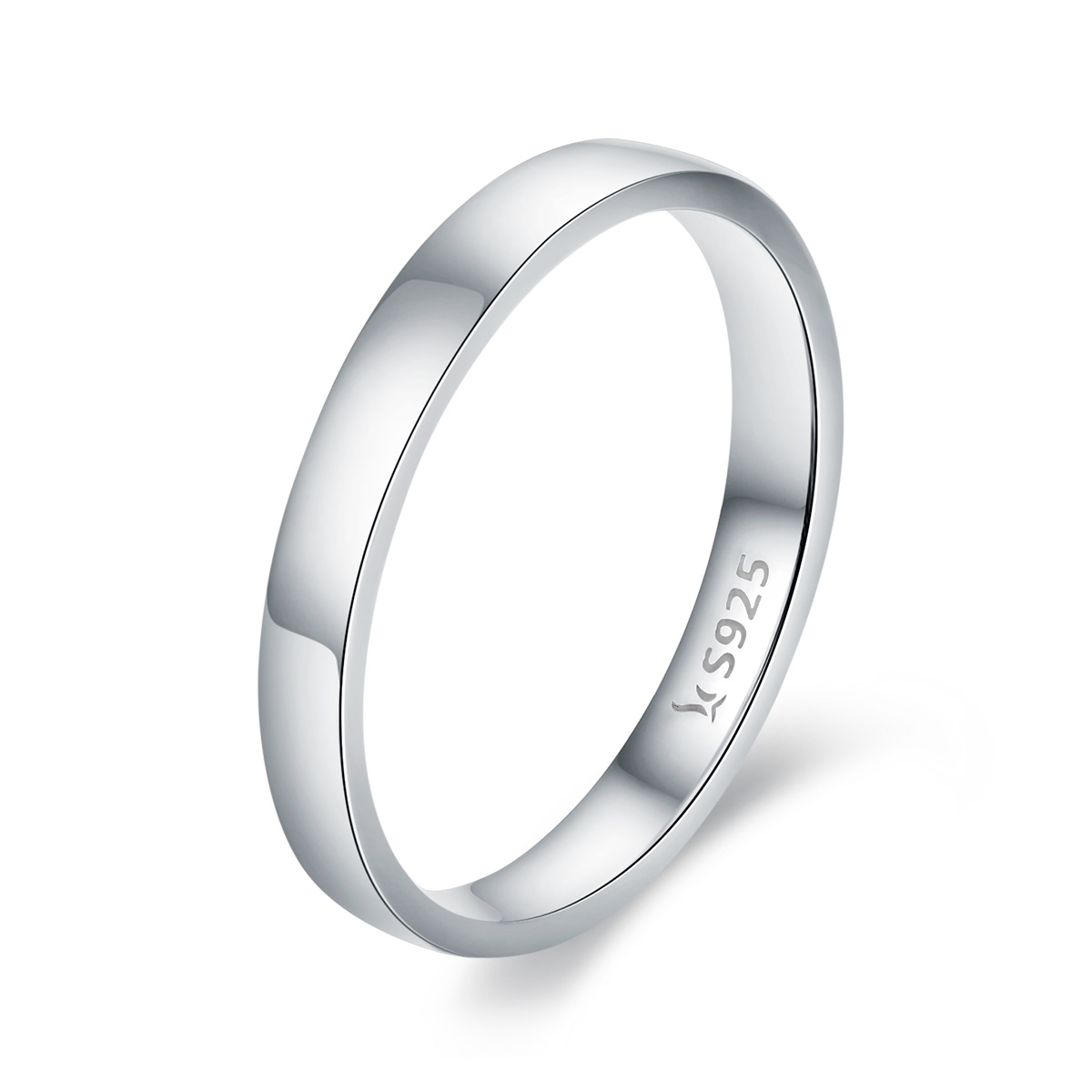anillo de plata de estilo pandora con sentimientos simples scr343