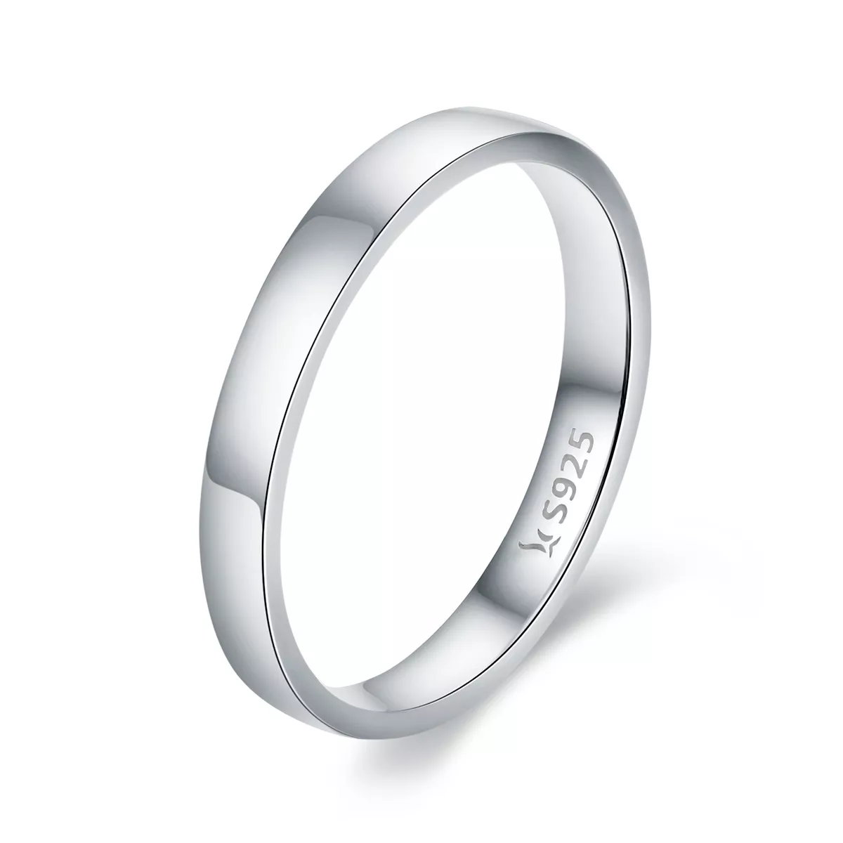 anillo de plata de estilo pandora con sentimientos simples scr343