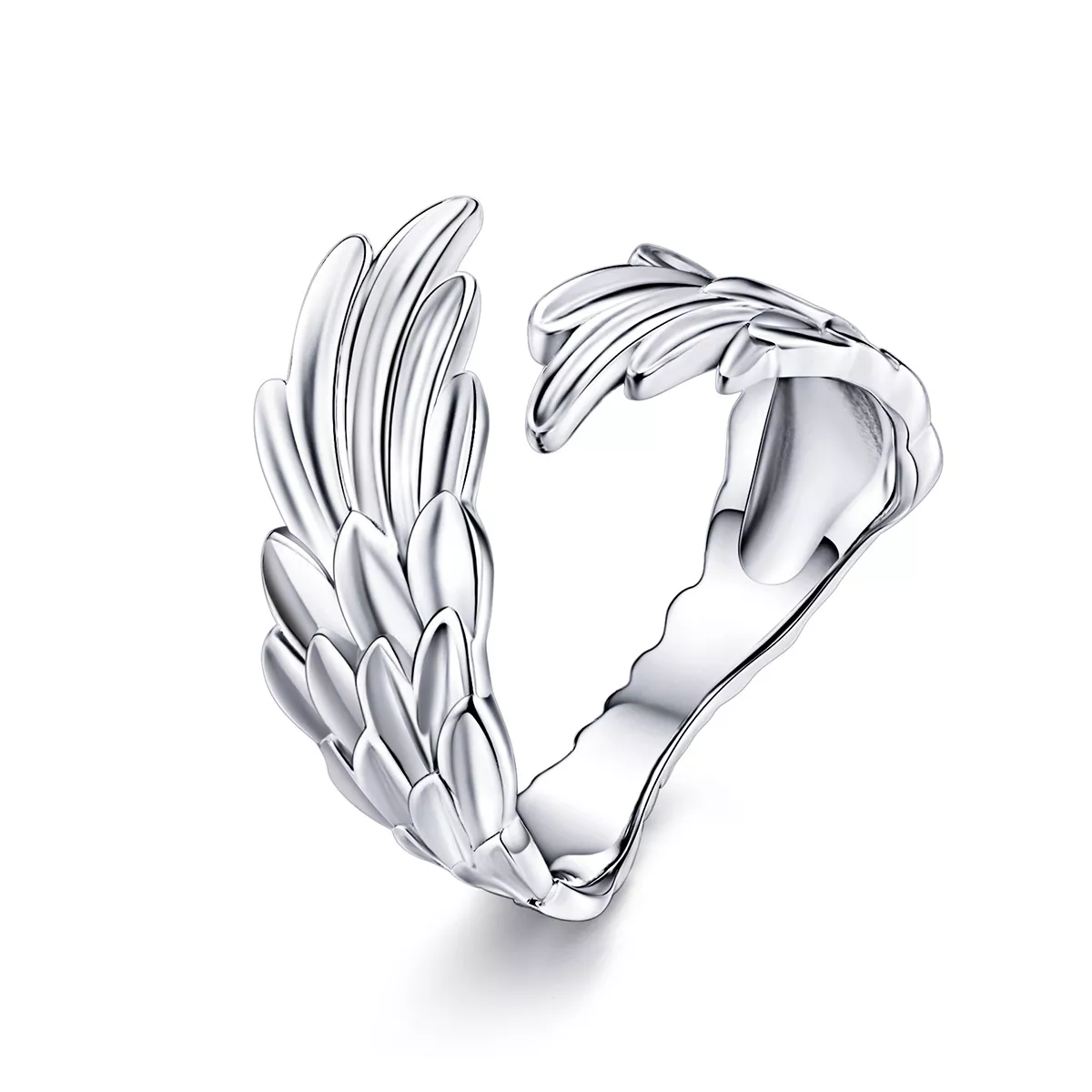 anillo de plata pandora style alas de esperanza scr512