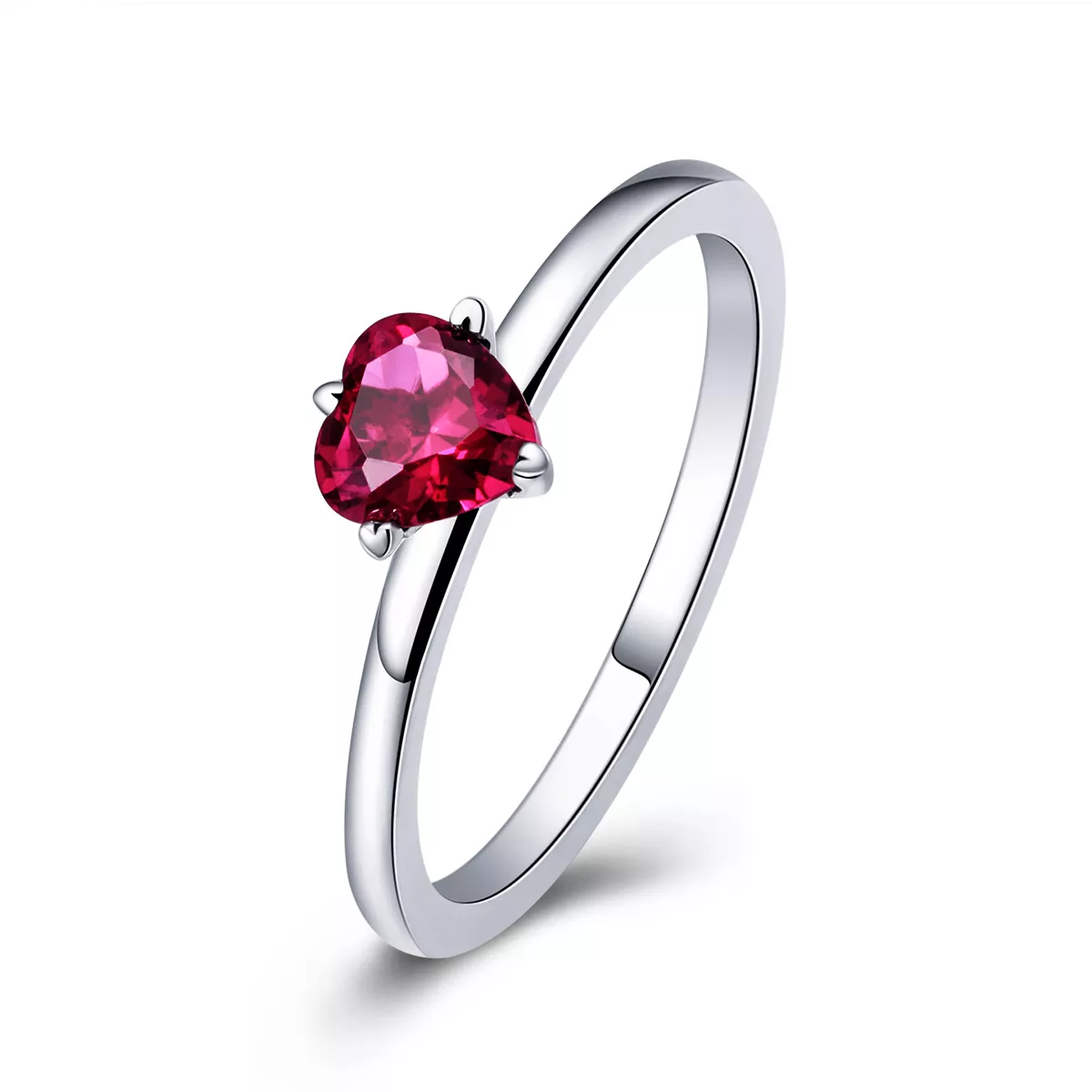 anillo estilo pandora en plata con latidos del corazón scr389